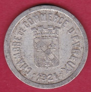 Chambre De Commerce - Evreux 1921 - 10 C - Monetary / Of Necessity
