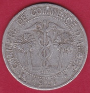 Chambre De Commerce - Alger 1921 - 10 C - Noodgeld