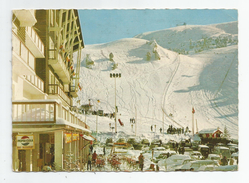 38 Isère - Chamrousse La Croix Et L'arrivée De La Descente Olympique Cachet 1969 Pub Pepsi Cola , Printed In Germany - Chamrousse