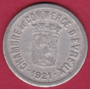 Chambre De Commerce - Evreux 1921 - 25 C - Monétaires / De Nécessité