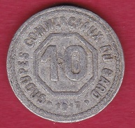 Chambre De Commerce - Gard 1917 - 10 C - Noodgeld