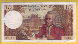 BILLET FRANCAIS - 10 Francs Voltaire 6-4-1967 TTB - 10 F 1963-1973 ''Voltaire''