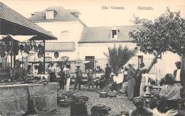 COLONIES PORTUGAISES / Cap Vert - Mercado - Beau Cliché Animé - Cape Verde