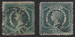 New South Wales 1882-97 Cancelled, Sc# . SG 232ba,233b - Used Stamps