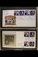 CRICKET GREAT BRITAIN 1988 'Australian Bicentenary' Collection Of All Different Illustrated First Day Covers With... - Unclassified