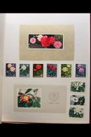 FLOWERS ON STAMPS - INCREDIBLE FOREIGN COUNTRIES FINE MINT COLLECTION A Large All Different Thematic Collection... - Non Classificati