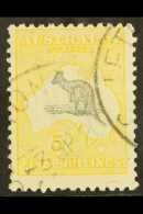 1915-27 5s Grey And Yellow Kangaroo, SG 42, Fine Used. For More Images, Please Visit... - Other & Unclassified