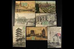 1910 BRUSSELS EXHIBITION POSTCARDS. A Group Of Mostly Used Picture Postcards Showing Various Pavilions &... - Other & Unclassified