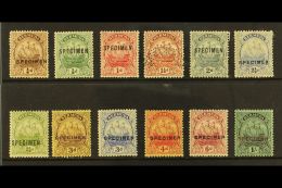 1922-34 "Caravel" Multi Script CA Wmk "SPECIMEN" Set, SG 77s/87s, Very Fine Mint Overprinted Or Perforated Set.... - Bermuda