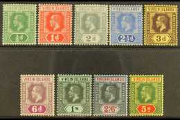 1913-19 Definitives Complete Set, SG 69/77, Very Fine Mint. (9 Stamps) For More Images, Please Visit... - Britse Maagdeneilanden