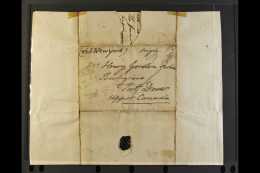 1837 ENTIRE LETTER FROM EDINBURGH WITH FERRIAGE 1837 (30 OCT) Letter From Edinburgh Via New York To Port Dover,... - Altri & Non Classificati