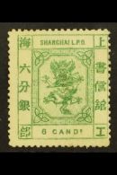 SHANGHAI 1876 6ca Green, Dragon, Perf 15, SG 64, Very Fine Mint No Gum. For More Images, Please Visit... - Other & Unclassified