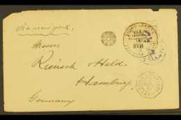 1901 TUMACO PRIVATE POST COVER 1901 (Mar) Cover To Hamburg Bearing 10c "El Agente Postal" Private Post Stamp Tied... - Colombia