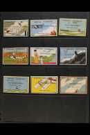 1920 PRIVATE AIR COMPANIES 1920 Compania Colombiana De Navegacion The Complete Set Of 9 Wonderful Poster- Style... - Colombia