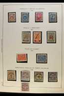 1920-1939 COLLECTION In Hingeless Mounts On Leaves, Mint & Used, Inc 1923-29 Set To 5p & 10p (the Se NHM),... - Colombia
