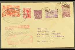 1932 ZEPPELIN FLIGHT. 1932 (24 March) Cover Bearing An Interesting Mixed Franking Of TOBON 6c (Colombian Private... - Colombia