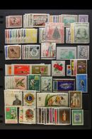 1944-1973 NEVER HINGED MINT COLLECTION On Stock Pages, Inc 1944 Benevolent Association Set, 1948 Air To 5p, 1950... - Colombia