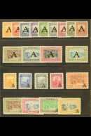 PRIVATE AIRS - AVANCIA 1950 And 1951-53 Complete Sets, SG 1/22, Very Fine Mint. (22 Stamps) For More Images,... - Colombia