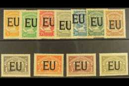 PRIVATE AIRS - SCADTA 1923 (4 June) "E U" Overprinted (for United States) Complete Set (SG 26F/36F, Scott... - Colombia