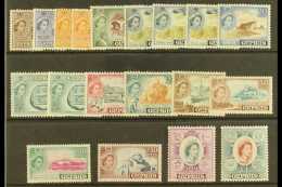 1955-60 Pictorials Complete Set With All Listed Shades, SG 173/87, 175a, 177a/aa & 179a, Very Fine Mint,... - Other & Unclassified