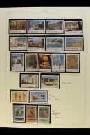 1983-1998 VIRTUALLY COMPLETE SUPERB NEVER HINGED MINT COLLECTION In Hingeless Mounts On Leaves, All Different,... - Other & Unclassified