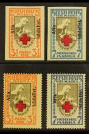 1923 "Aita Hadalist." Charity Overprints Complete Perf & Imperf Sets (Michel 46/47 A+B, SG 49A/50A &... - Estonia