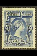 1898 2s6d Deep Blue, SG 41, Fine Mint, Very Fresh. For More Images, Please Visit... - Falkland