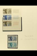 FRENCH WEST AFRICA 1958-59 Imperf Proof COLOUR TRIALS With 1958 15fr Telecomms (as Yvert 66) Marginal Strip In... - Other & Unclassified