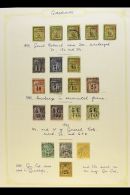 GUADELOUPE 1882-1947 VALUABLE MINT & USED COLLECTION Neatly Presented On Album Pages. Includes 5c, 15c &... - Other & Unclassified
