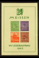 MEISSEN 1946 Reconstruction Miniature Sheet, Michel Block 1, Never Hinged Mint, For More Images, Please Visit... - Other & Unclassified