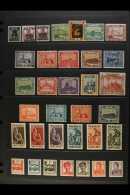 1921-52 FINE MINT COLLECTION An ALL DIFFERENT Collection Which Includes 1921 Surcharge Set, 1922 (values In French... - Altri & Non Classificati