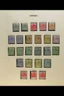 1913-1936 KGV  VERY FINE MINT Collection In Hingeless Mounts On Leaves. With 1913-22 Complete Set, Plus Additional... - Grenada (...-1974)