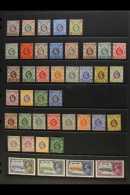 1903-1970 ALL DIFFERENT FINE MINT Collection On Stockleaves. With KEVII Range 1903 To 10c & 12c, 1904-06 To... - Other & Unclassified