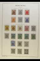 1912-1938 ALL DIFFERENT MINT Collection On "Lighthouse" Hingeless Printed Leaves. With 1912-21 Range To 50c (4... - Altri & Non Classificati