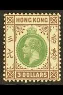 1921 $3 Green And Dull Purple, Wmk Script, SG 131, Superb NHM. A Lovely Well Centered Stamp! For More Images,... - Other & Unclassified