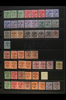 1922-23 OVERPRINTS MINT COLLECTION With Dollard Set, With Some Additional To 9d In Horizontal Pairs, Plus Red Opts... - Other & Unclassified