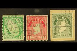 1934 COIL STAMPS ½d, 1d And 2d, SG 71a, 72c, 74a, Fine Slogan Cancels Used. (3) For More Images, Please... - Altri & Non Classificati