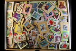 UPMARKET KILOWARE 1970's To 2000's On-paper Used Hoard Filling A Medium Box. A Colourful, Attractive And Varied... - Altri & Non Classificati