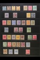 1867-1899 MINT COLLECTION An All Different Selection On A Pair Of Stock Pages, Some Mixed Condition But Mainly... - Straits Settlements