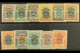 1906-07 Overprints On Labuan Set, SG 141/151, Fresh Mint, The $1 With Small Gum Thin. (11) For More Images, Please... - Straits Settlements