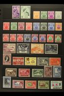 JOHORE 1948-65 FINE MINT COLLECTION On A Stock Page. Includes 1948 RSW Set, 1949-55 Definitive Range To $5 (set... - Other & Unclassified