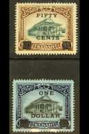 KEDAH 1919 50c On $2 And $1 On $3, SG 24/25, Very Fine Mint. (2) For More Images, Please Visit... - Other & Unclassified