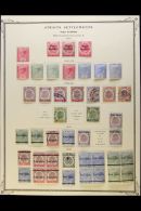 NEGRI SEMBILAN 1891-1961 MINT & USED COLLECTION On Pages, Inc 1891-94 Sets (x2) Mint Inc 5c (x3), 1895-99 2c... - Other & Unclassified