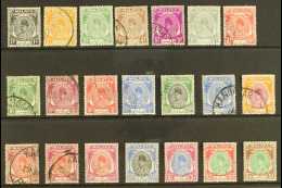 PERLIS 1951-55 Raja Putra Definitive Complete Set, SG 7/27, Used (21 Stamps) For More Images, Please Visit... - Other & Unclassified