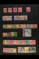 SELANGOR 1885 - 1970 Fine Used Collection With Many Sets And Including 1895 Tigers To 50c, 1935 Sultan Set Then... - Other & Unclassified