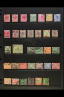 SELANGOR 1885-1955 USED COLLECTION With 1885-91 Overprints On 2c Rose (3), 1891-95 Tiger Set, 1895-99 Range To... - Other & Unclassified