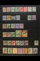 1912-35 KING GEORGE V USED COLLECTION An All Different Collection Which Includes 1914-21 Set With Shades To 4d And... - Malta (...-1964)