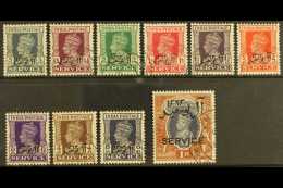 OFFICIALS 1944 Complete Set, SG O1/O10, Very Fine Used (10 Stamps) For More Images, Please Visit... - Oman