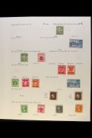 1902-69 MINT COLLECTION Presented On Album Pages, Includes 1903 1s Bright Red, 1917 KGV 3d Chocolate In Both... - Niue