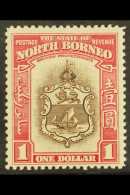 1939 $1 Brown & Carmine, SG 315, Fine Mint For More Images, Please Visit... - North Borneo (...-1963)